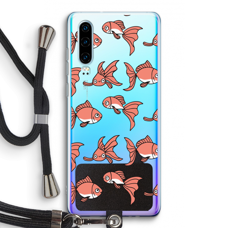 Blub: Huawei P30 Transparant Hoesje met koord
