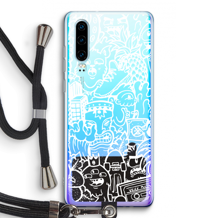 Vexx Mixtape #2: Huawei P30 Transparant Hoesje met koord