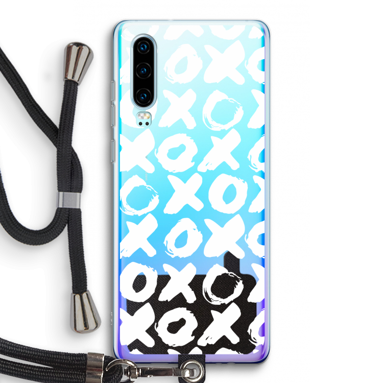 XOXO: Huawei P30 Transparant Hoesje met koord