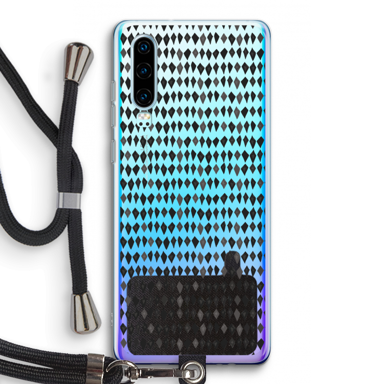 Crazy shapes: Huawei P30 Transparant Hoesje met koord