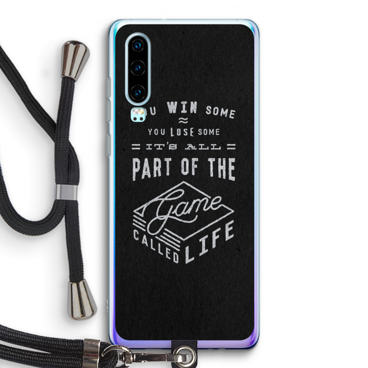 Life: Huawei P30 Transparant Hoesje met koord