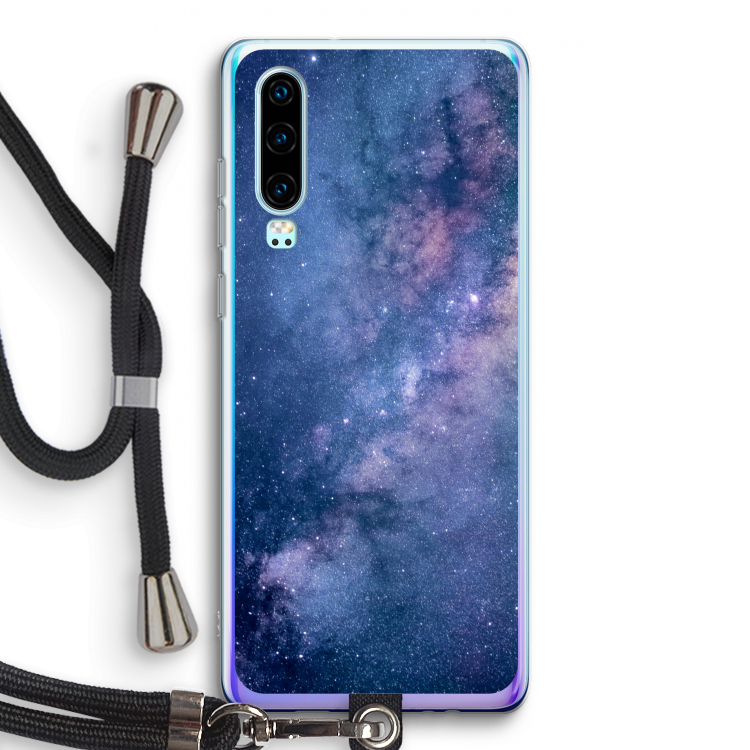 Nebula: Huawei P30 Transparant Hoesje met koord