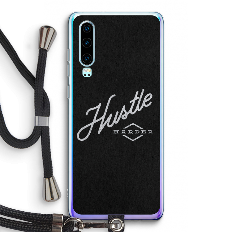 Hustle: Huawei P30 Transparant Hoesje met koord
