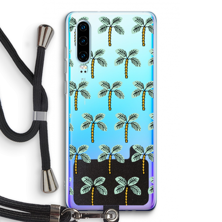 Paradise: Huawei P30 Transparant Hoesje met koord