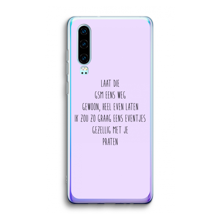 GSM: Huawei P30 Transparant Hoesje