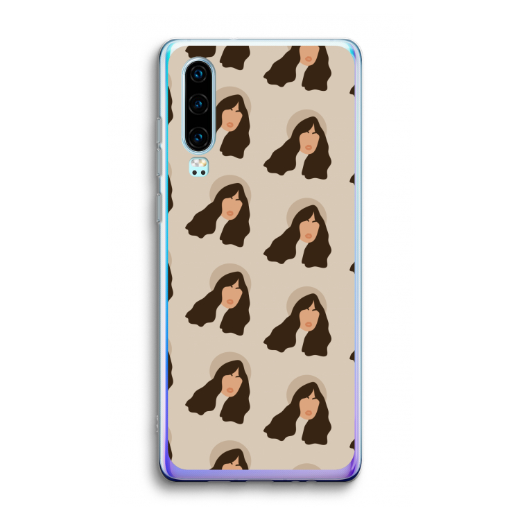 Bonjour mon amour: Huawei P30 Transparant Hoesje