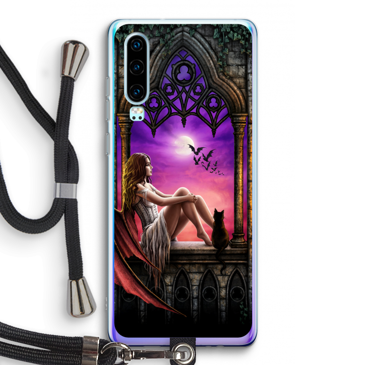 Kinderen van de nacht: Huawei P30 Transparant Hoesje met koord