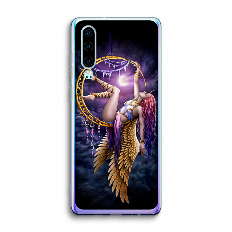 Aerial Angel: Huawei P30 Transparant Hoesje