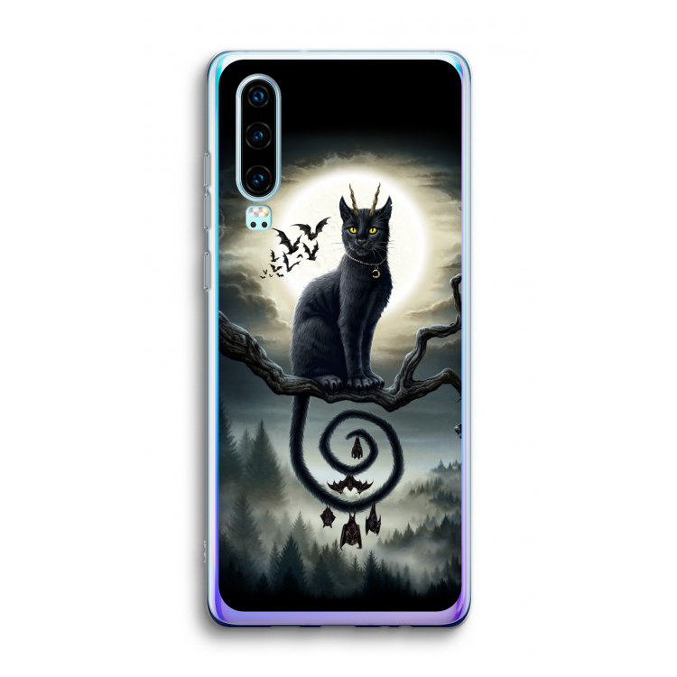 Moonlight Companions: Huawei P30 Transparant Hoesje