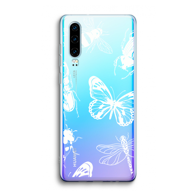 Tiny Bugs: Huawei P30 Transparant Hoesje