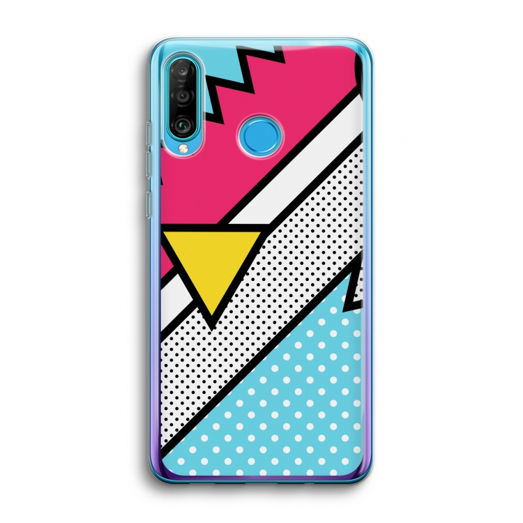 Pop Art #3: Huawei P30 Lite Transparant Hoesje