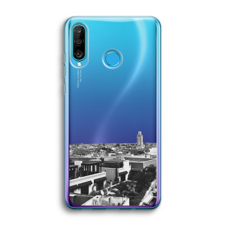Marrakech Skyline : Huawei P30 Lite Transparant Hoesje
