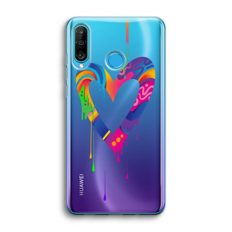 Melts My Heart: Huawei P30 Lite Transparant Hoesje