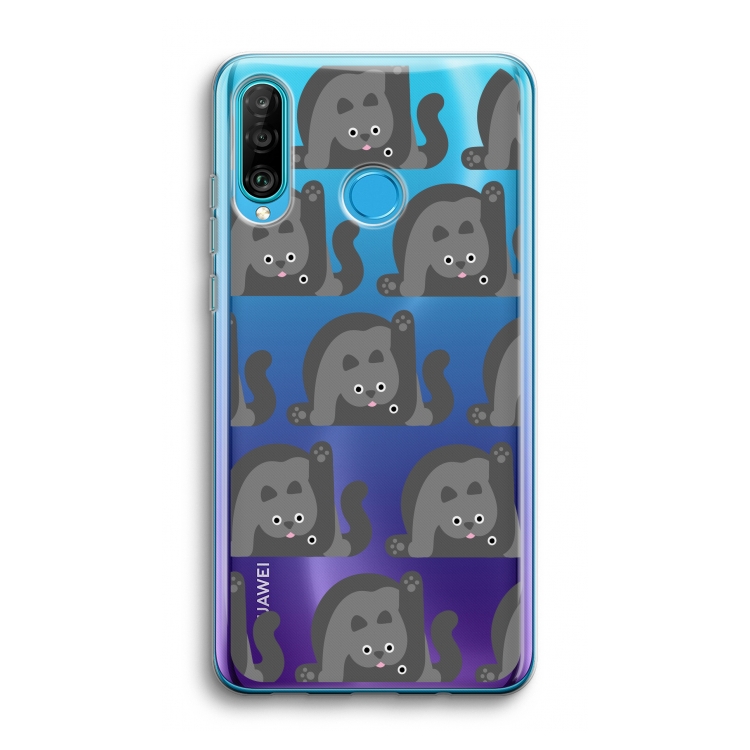 Cats: Huawei P30 Lite Transparant Hoesje
