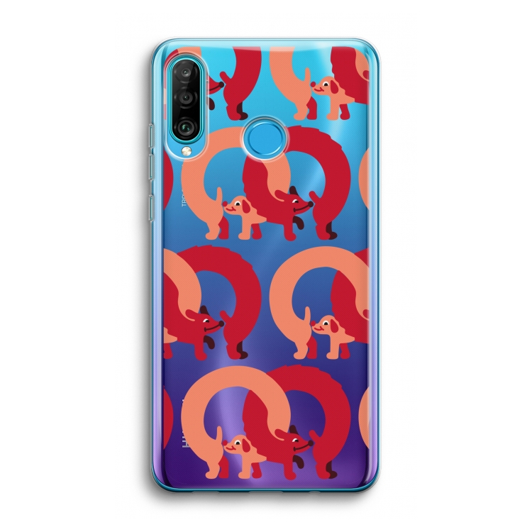 Dogs: Huawei P30 Lite Transparant Hoesje