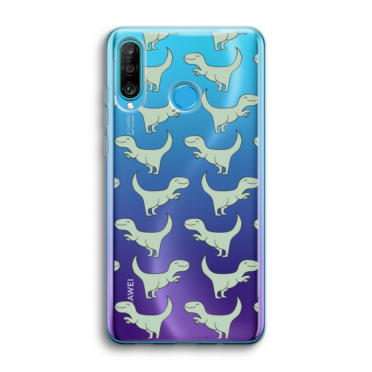 Dinos: Huawei P30 Lite Transparant Hoesje