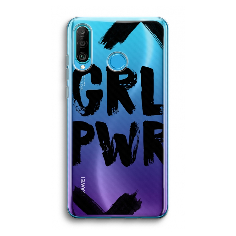 Girl Power #2: Huawei P30 Lite Transparant Hoesje
