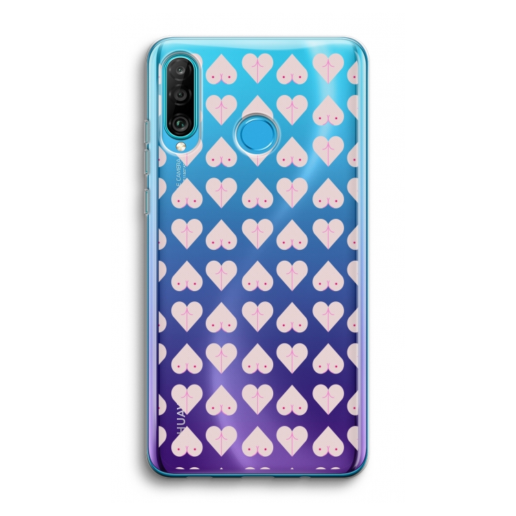 Ass 'n Titties: Huawei P30 Lite Transparant Hoesje