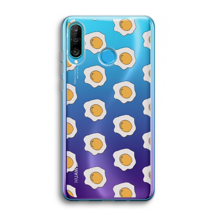 Bacon to my eggs #1: Huawei P30 Lite Transparant Hoesje