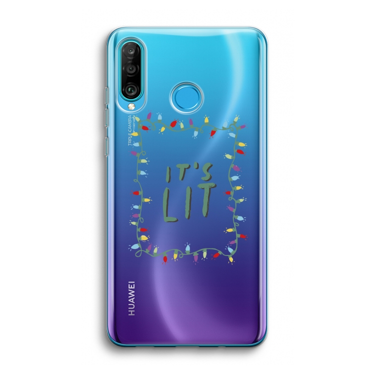 It's Lit: Huawei P30 Lite Transparant Hoesje