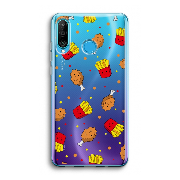 Chicken 'n Fries: Huawei P30 Lite Transparant Hoesje