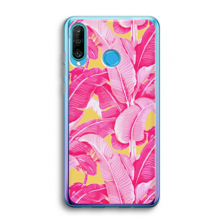 Pink Banana: Huawei P30 Lite Transparant Hoesje