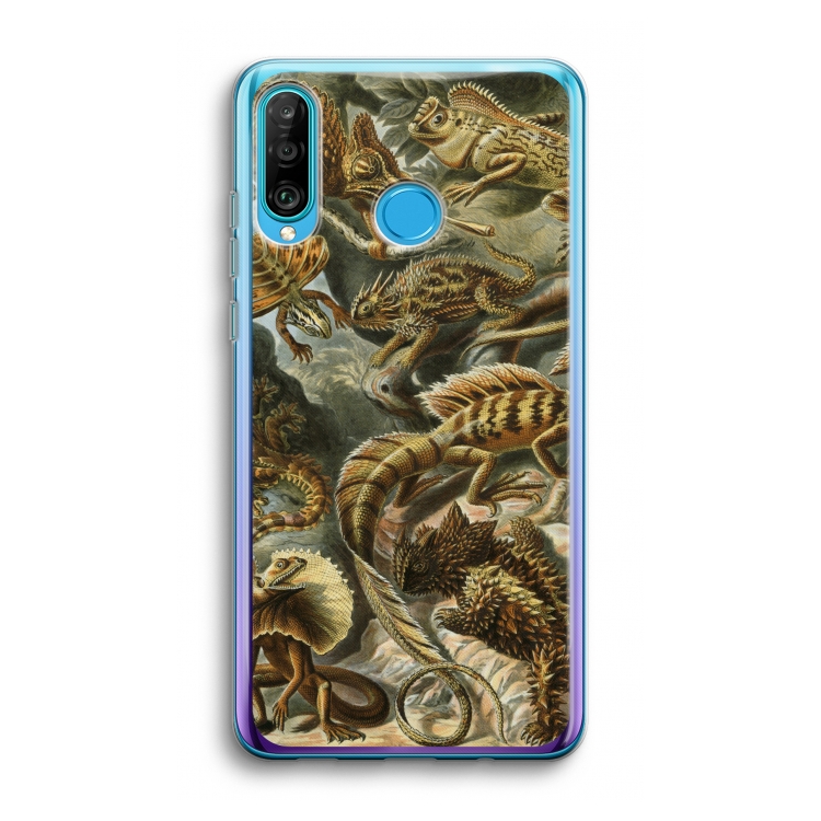 Haeckel Lacertilia: Huawei P30 Lite Transparant Hoesje