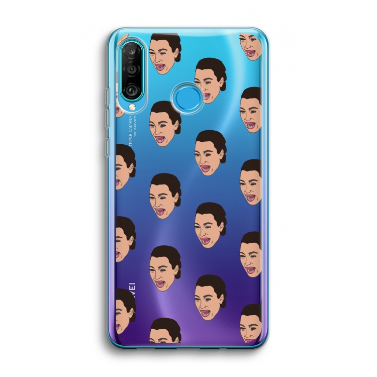 Ugly Cry Call: Huawei P30 Lite Transparant Hoesje