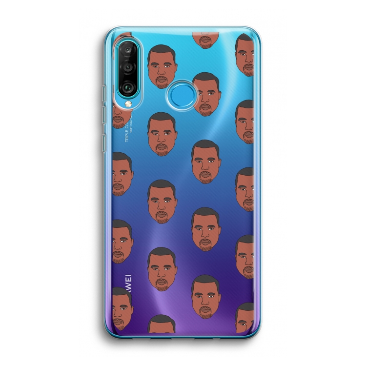 Kanye Call Me?: Huawei P30 Lite Transparant Hoesje