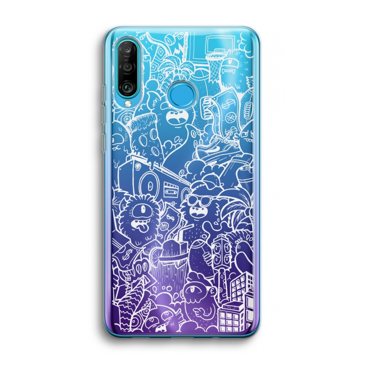 Vexx City #2: Huawei P30 Lite Transparant Hoesje