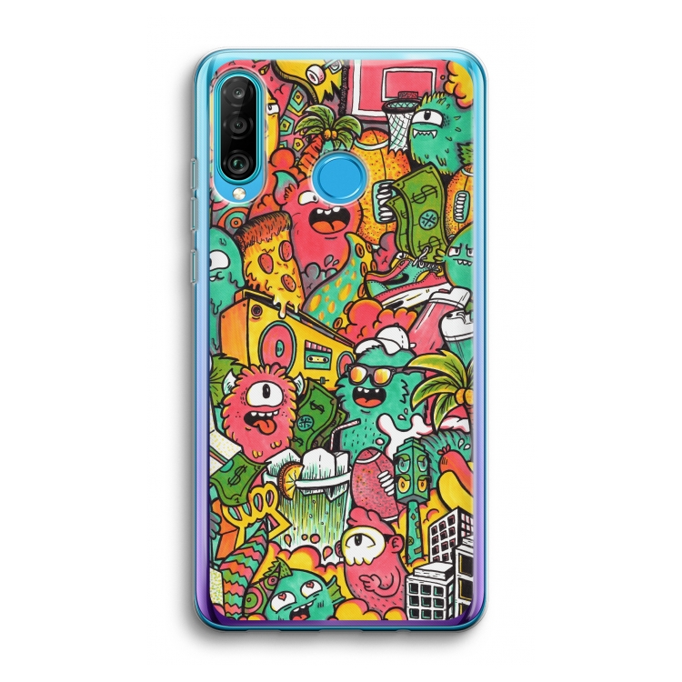 Vexx City: Huawei P30 Lite Transparant Hoesje