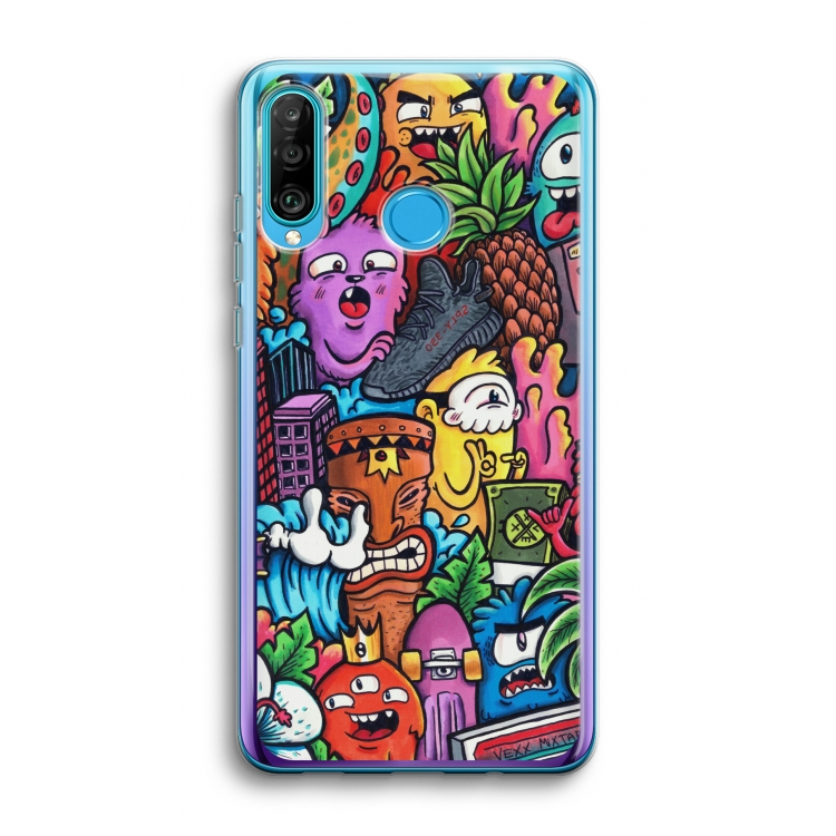 Vexx Mixtape: Huawei P30 Lite Transparant Hoesje