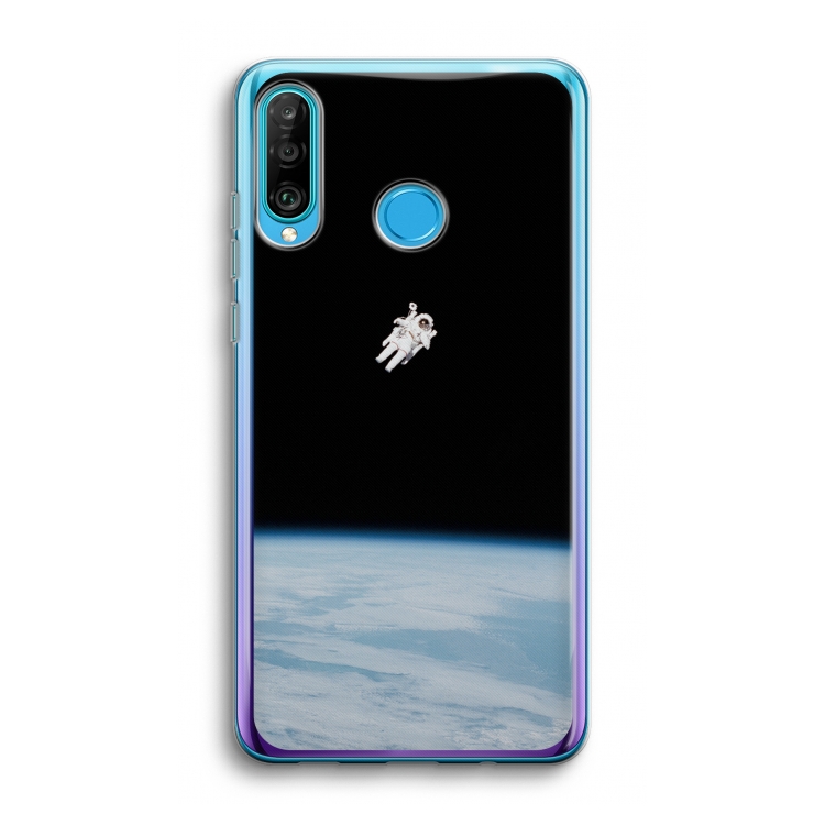 Alone in Space: Huawei P30 Lite Transparant Hoesje
