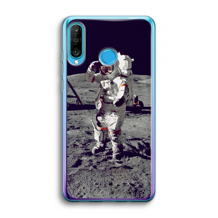 Spaceman: Huawei P30 Lite Transparant Hoesje