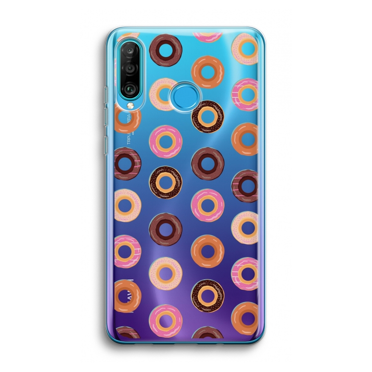 Donuts: Huawei P30 Lite Transparant Hoesje