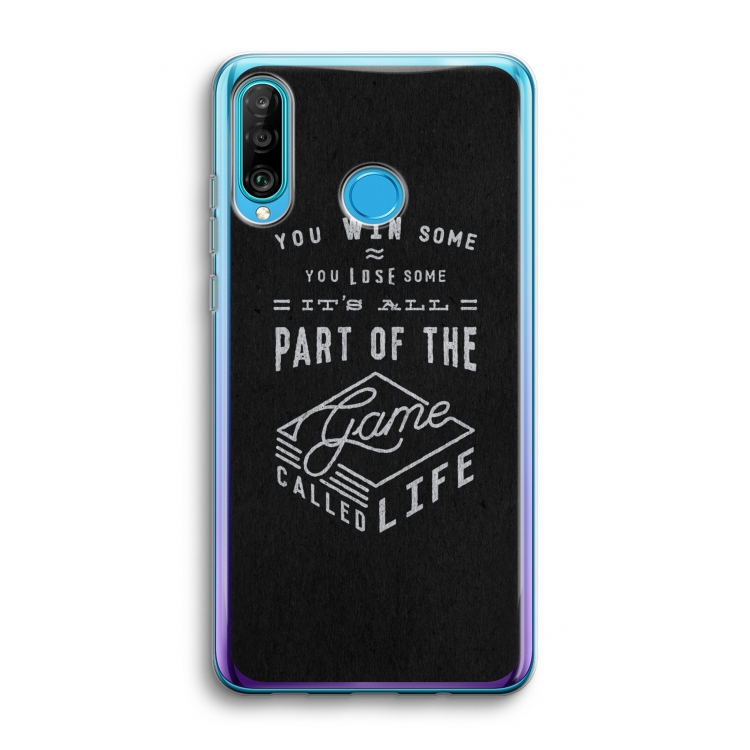 Life: Huawei P30 Lite Transparant Hoesje