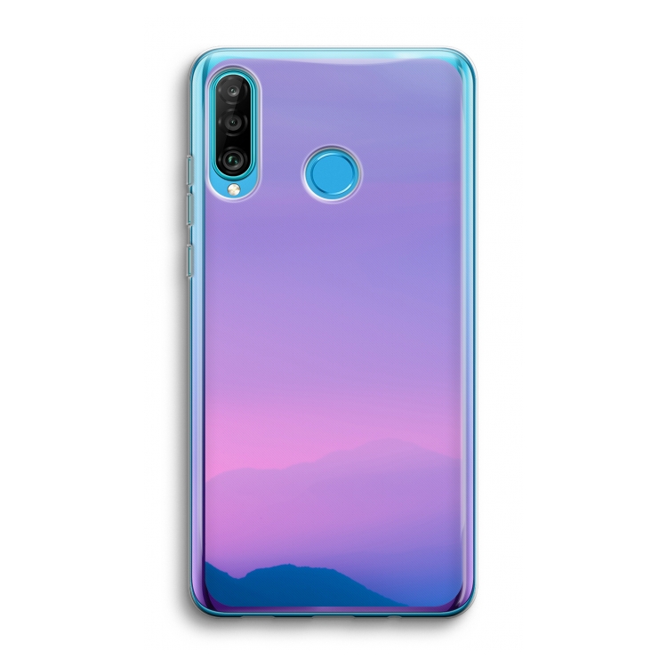 Sunset pastel: Huawei P30 Lite Transparant Hoesje