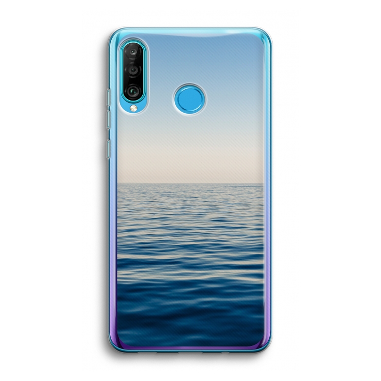 Water horizon: Huawei P30 Lite Transparant Hoesje