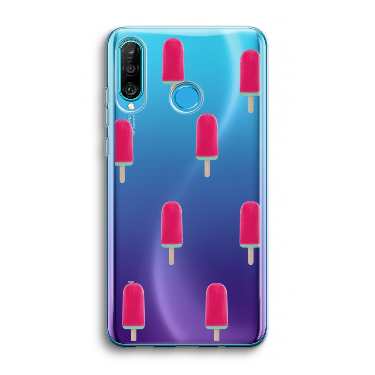 Waterijsje: Huawei P30 Lite Transparant Hoesje