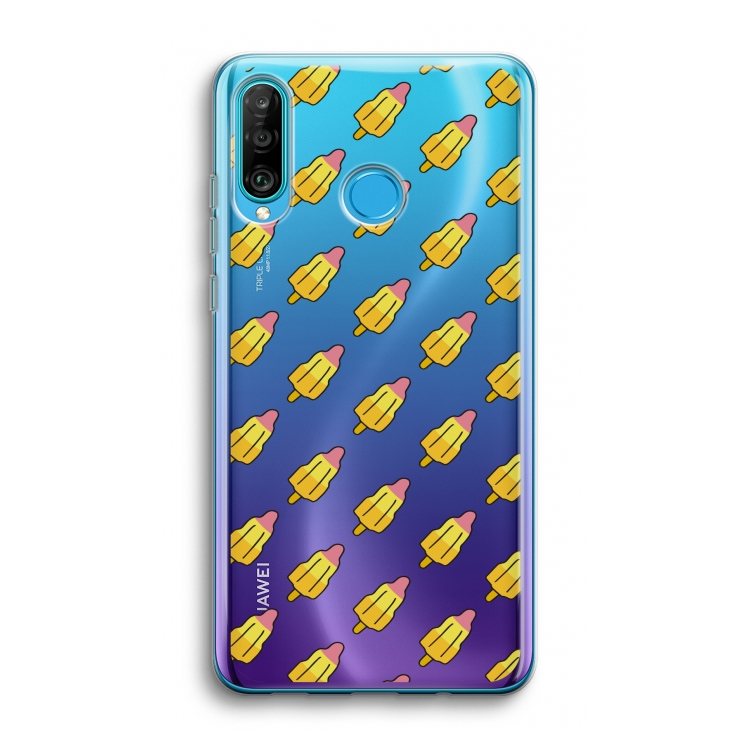 Waterijsjes: Huawei P30 Lite Transparant Hoesje