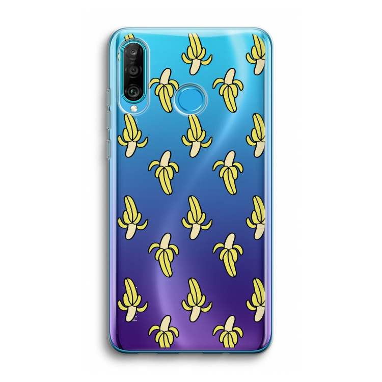 Bananas: Huawei P30 Lite Transparant Hoesje