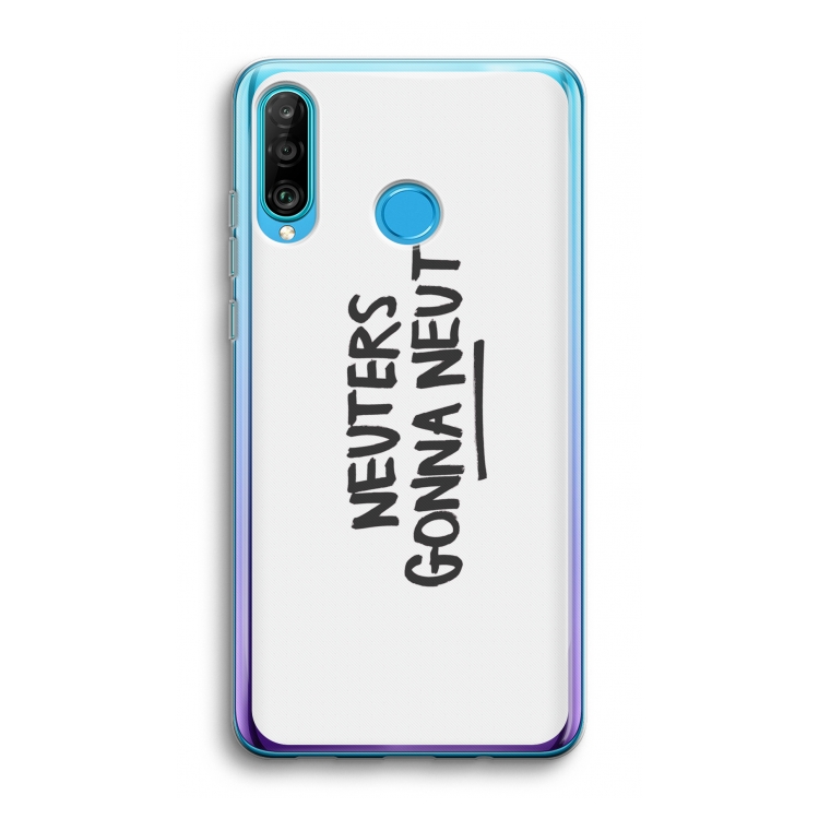 Neuters: Huawei P30 Lite Transparant Hoesje