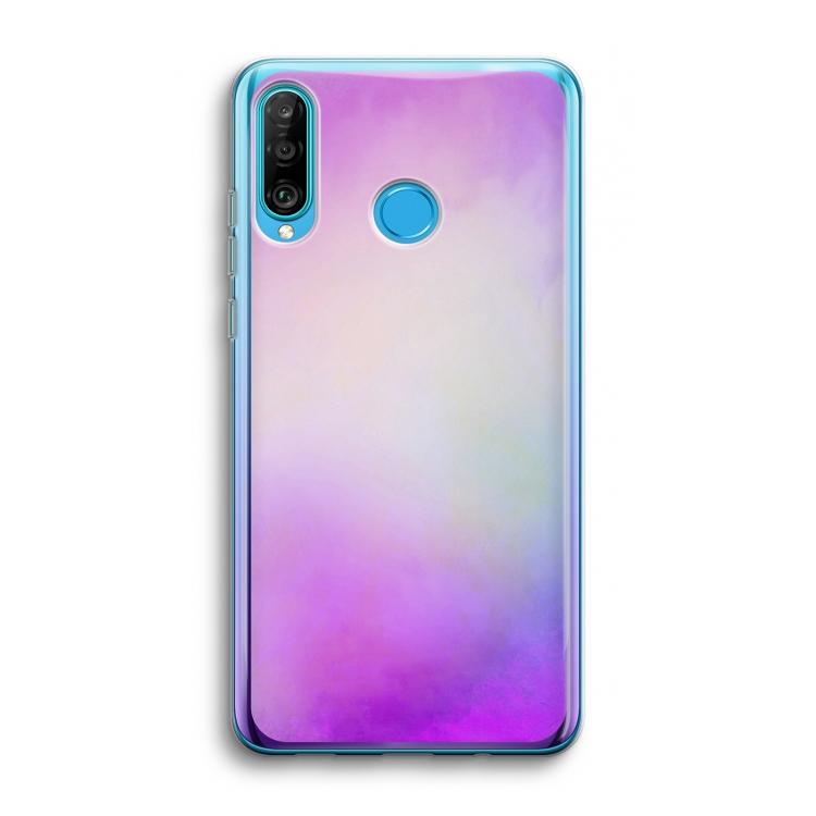 Clouds pastel: Huawei P30 Lite Transparant Hoesje