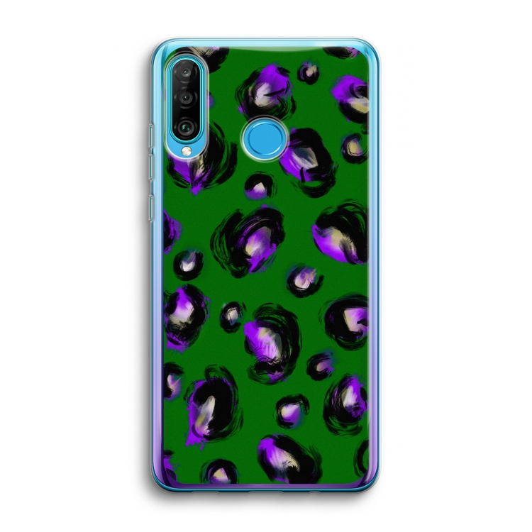 Green Cheetah: Huawei P30 Lite Transparant Hoesje