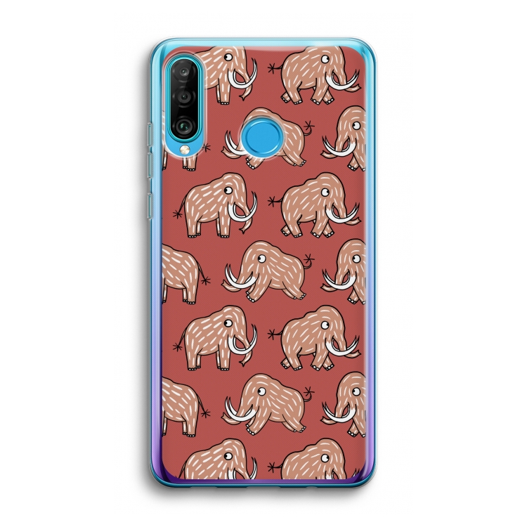 Mammoet: Huawei P30 Lite Transparant Hoesje