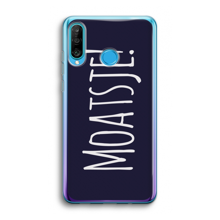 Moatsje!: Huawei P30 Lite Transparant Hoesje