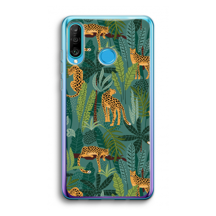 Luipaard 2: Huawei P30 Lite Transparant Hoesje