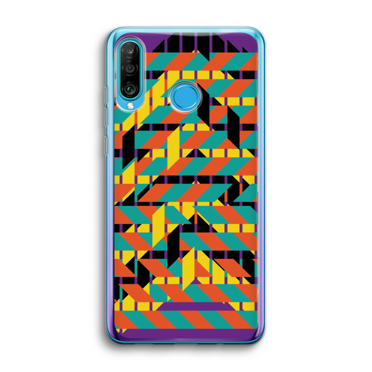 Skew Bee 2: Huawei P30 Lite Transparant Hoesje