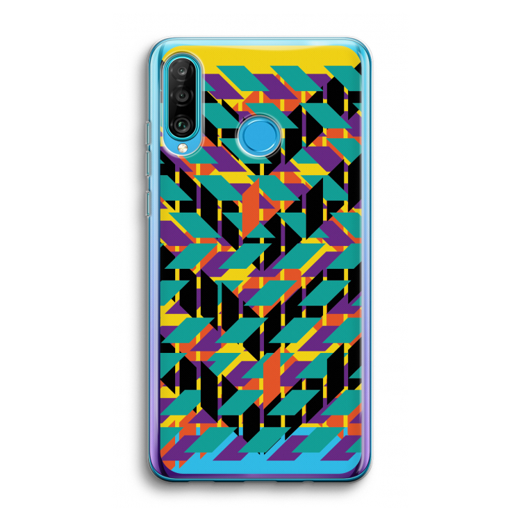 Skew Bee 1: Huawei P30 Lite Transparant Hoesje