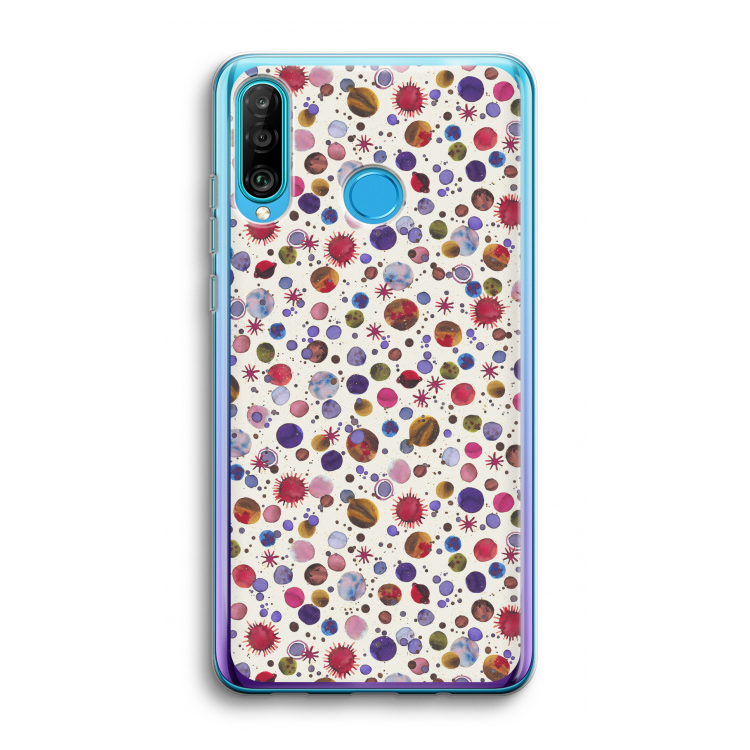 Planets Space: Huawei P30 Lite Transparant Hoesje